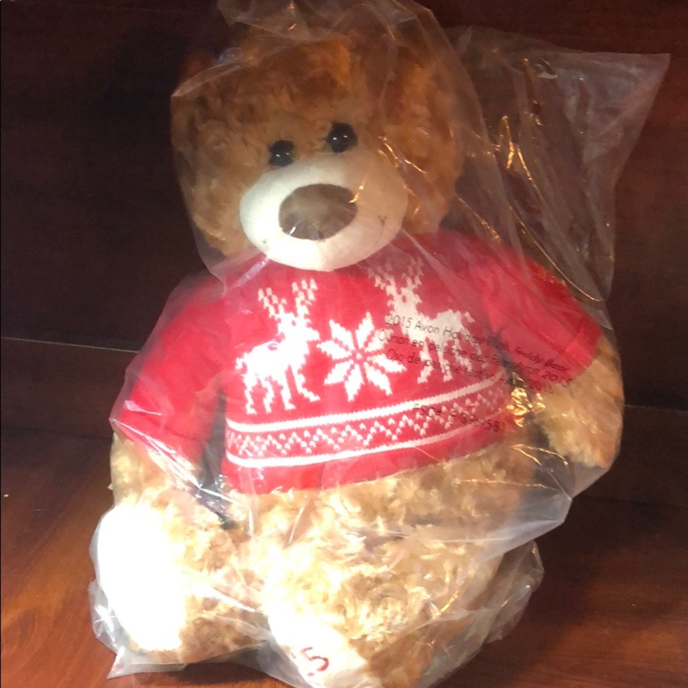 2015 Avon Holiday Plush Teddy Bear